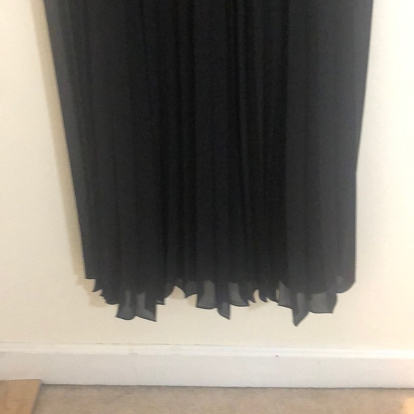 Talbots maxi black pleated skirt - Picture 3 of 7
